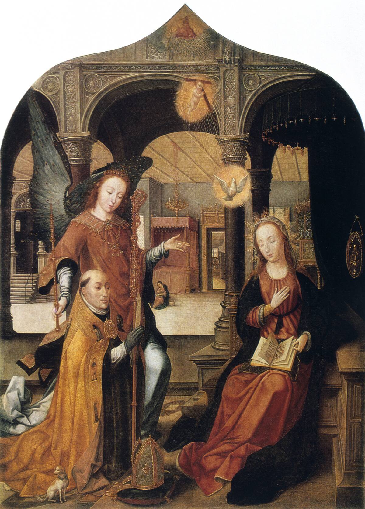 'Annunciation', 1516-1517. Artist: Jean Bellegambe