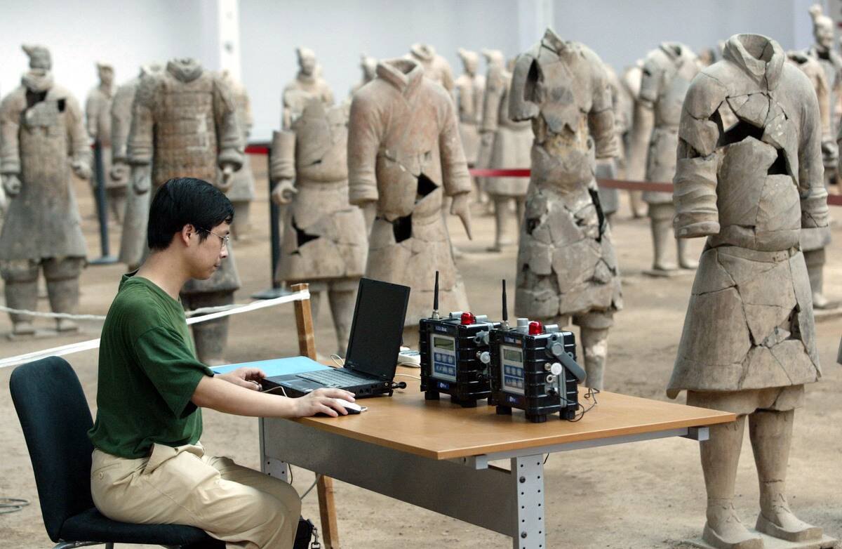 Archaeology Expert Monitors Indoor Air Pollution At The Qin Terracotta Warriors And Horses Museum