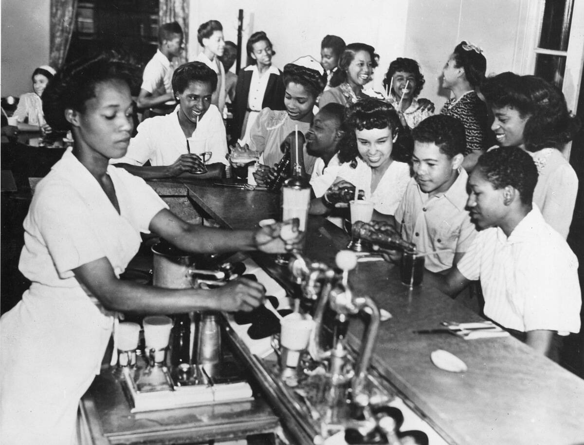 At The Harlem YWCA Soda Fountain