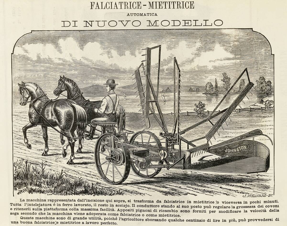 Automatic mower and harvester...