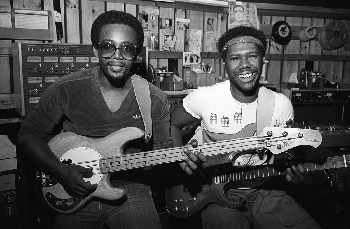 Bernard Edwards & Nile Rodgers Of Chic In The Recording Studio