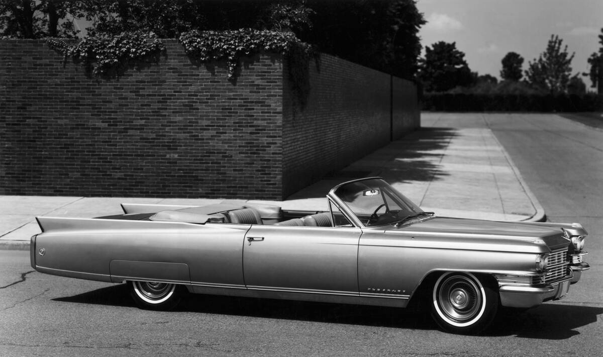Biarritz 1963 Cadillac Parked At Corner