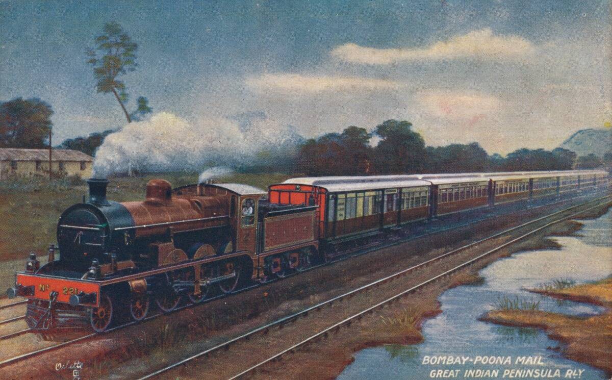 Bombay-Poona Mail, Great Indian Peninsula Railway', c1900