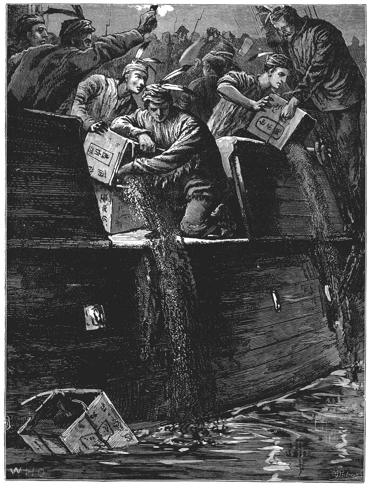 Boston Tea Party, 26 December 1773.