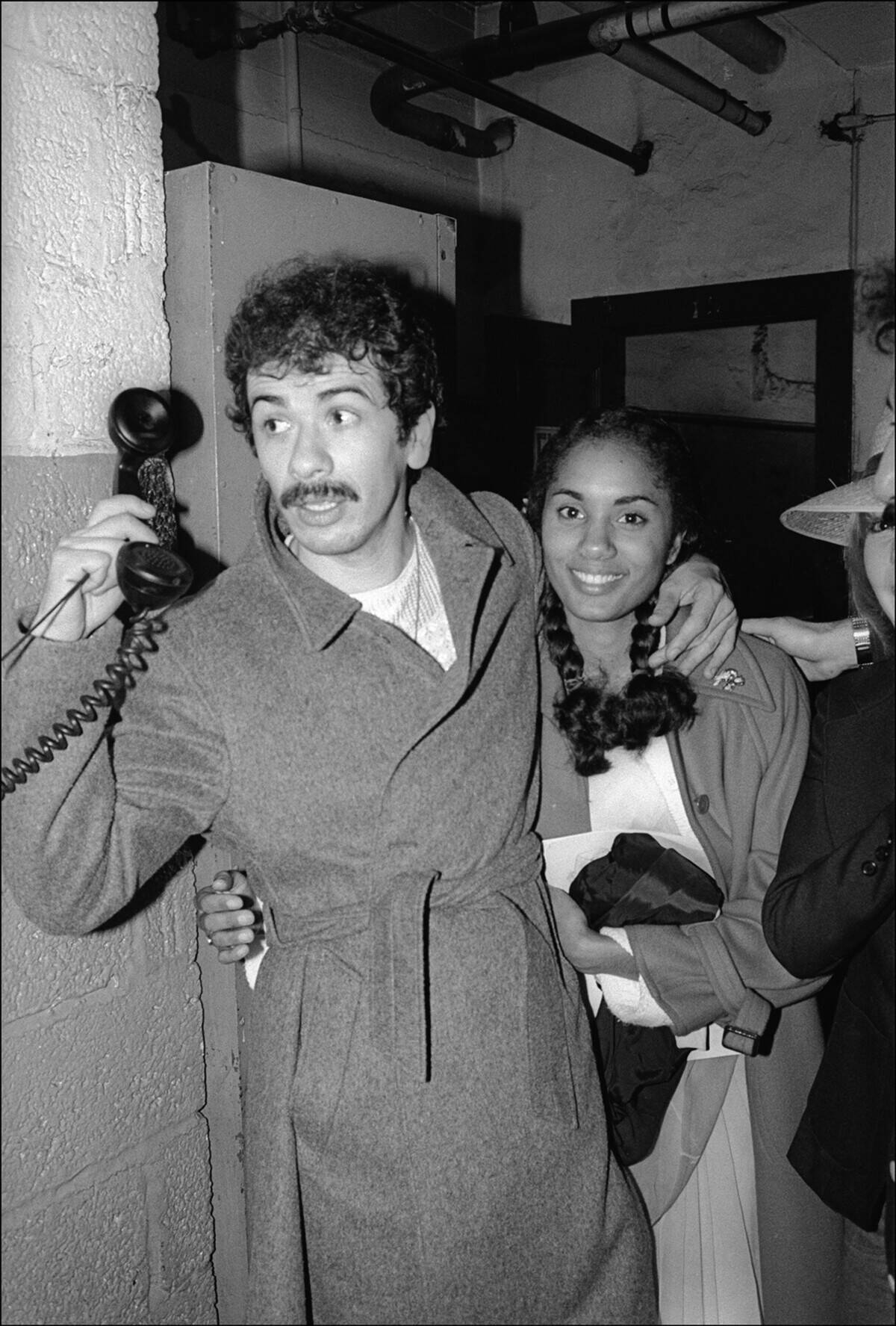 Carlos Santana Backstage At Roseland