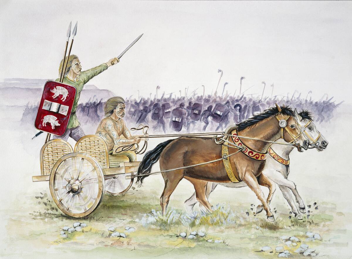 Celtic chariot, Iron Age, (c1990-2010)