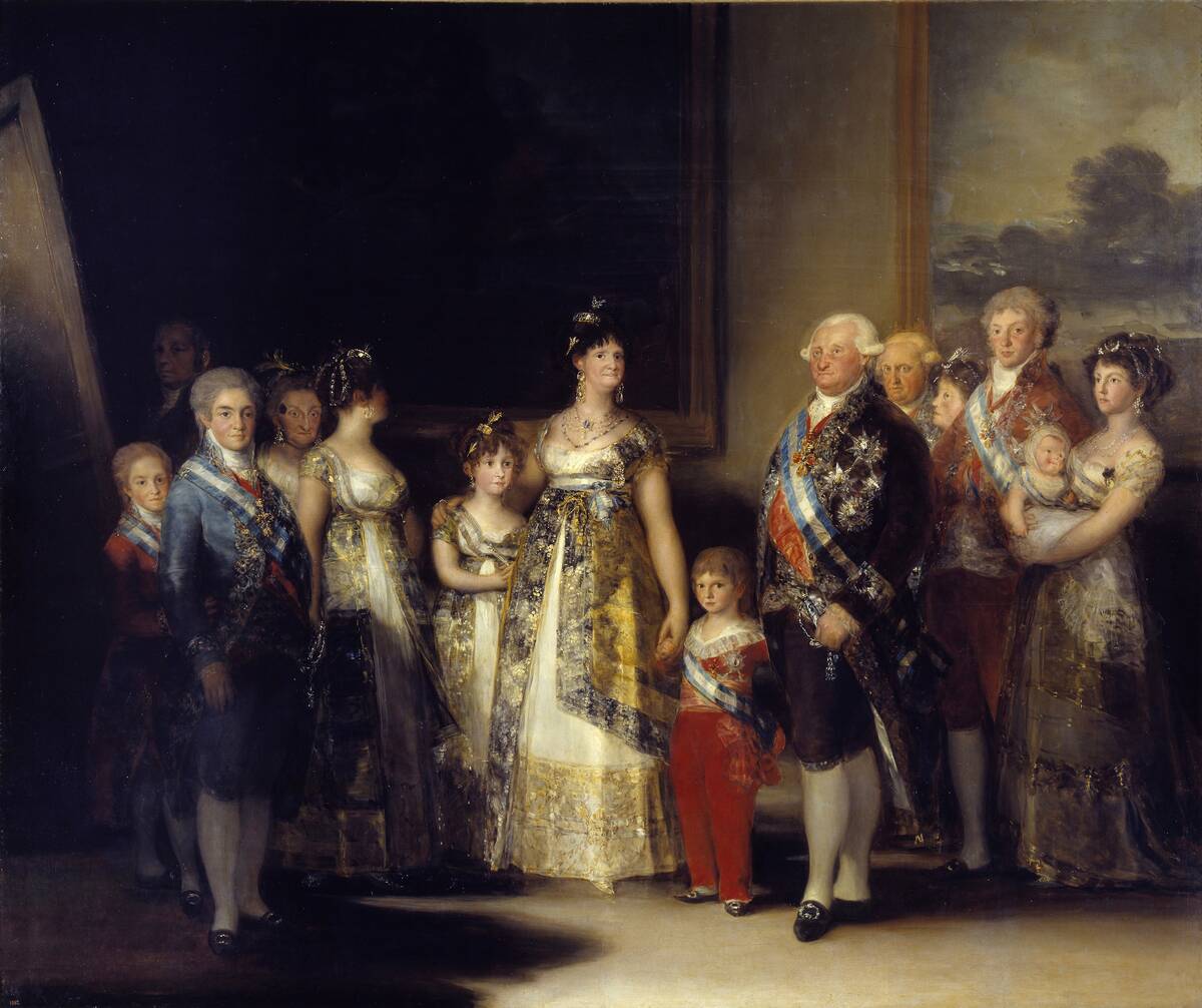 Charles IV of Spain (1748-1819) and his family - by Francisco de