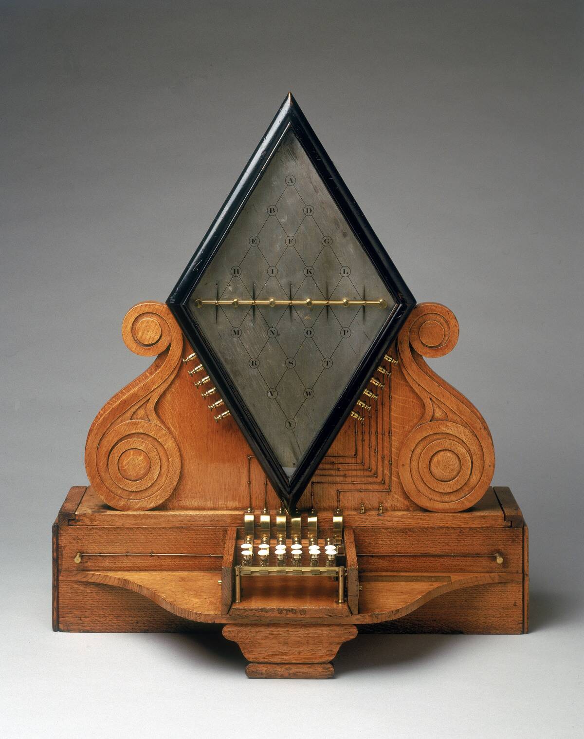 Cooke and Wheatstone five-needle telegraph, 1837.