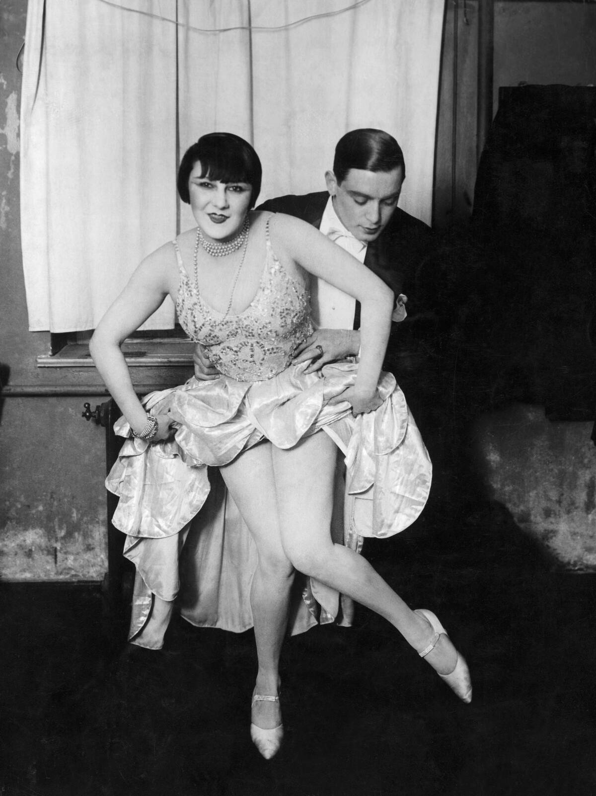 Couple Demonstrating the Charleston