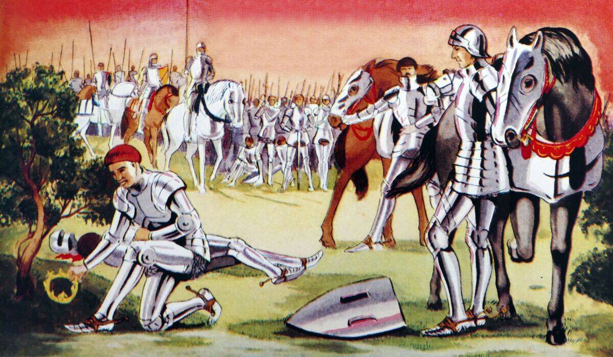 Crown of Richard III found at Bosworth Field and taken by Henry VII during the War of the Roses