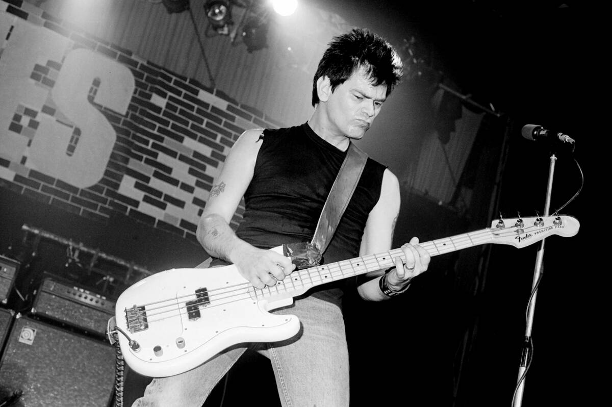 Dee Dee Ramone of The Ramones, London, 1985