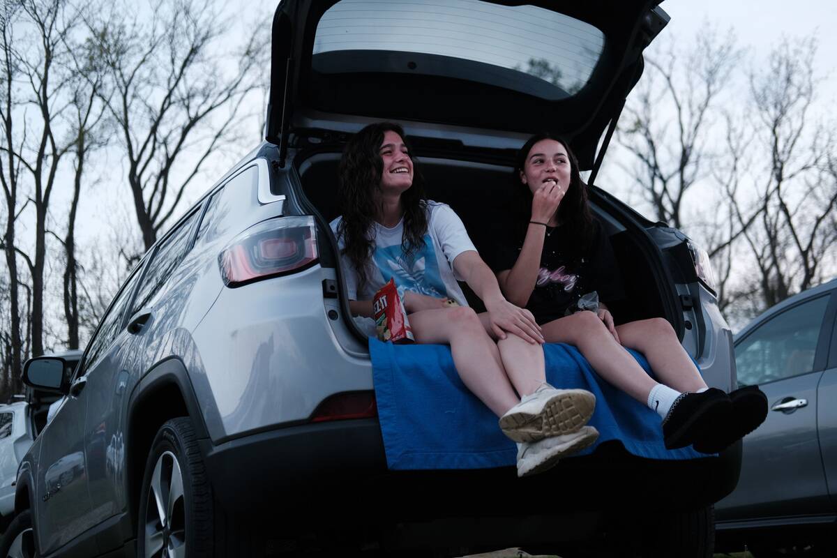 Drive In Theater Opens For Friday Night Movie In Warwick, New York