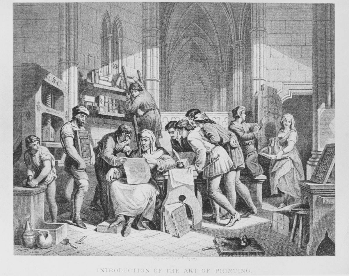 Engraving by W Ridgway, probably made in the 19th century