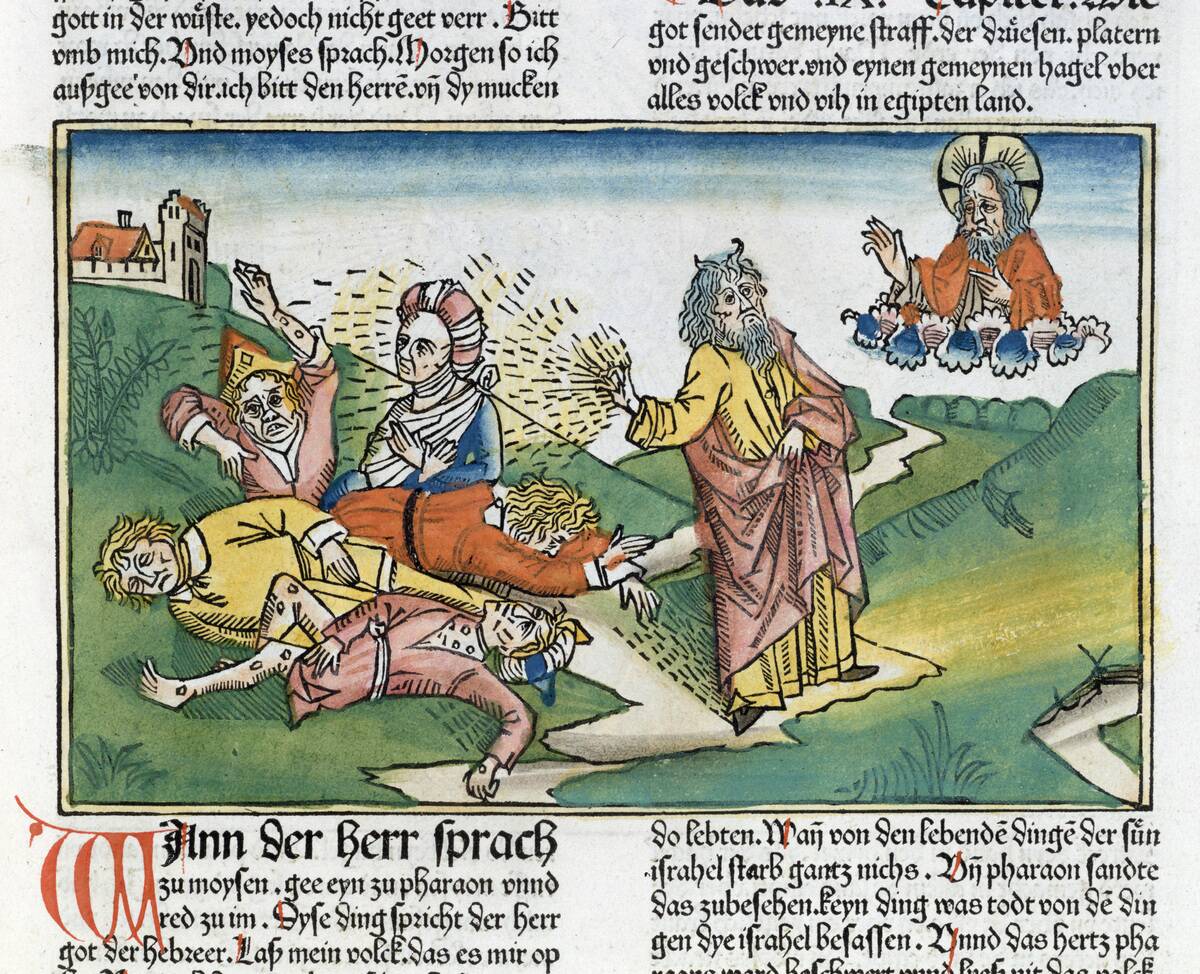 Exodus 9:8-12: Moses And The Plague Of Boils One Of The Seven Plagues Of Egypt