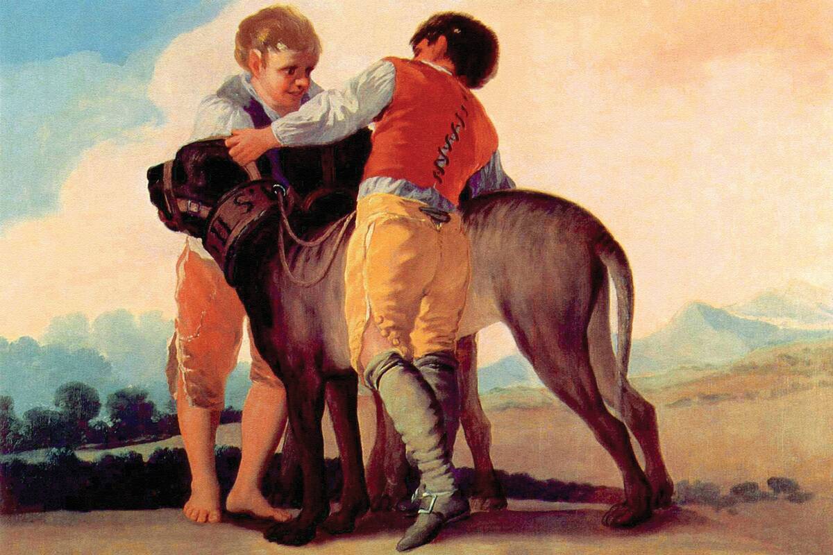 Goya's 'Boys With Blood Dogs'