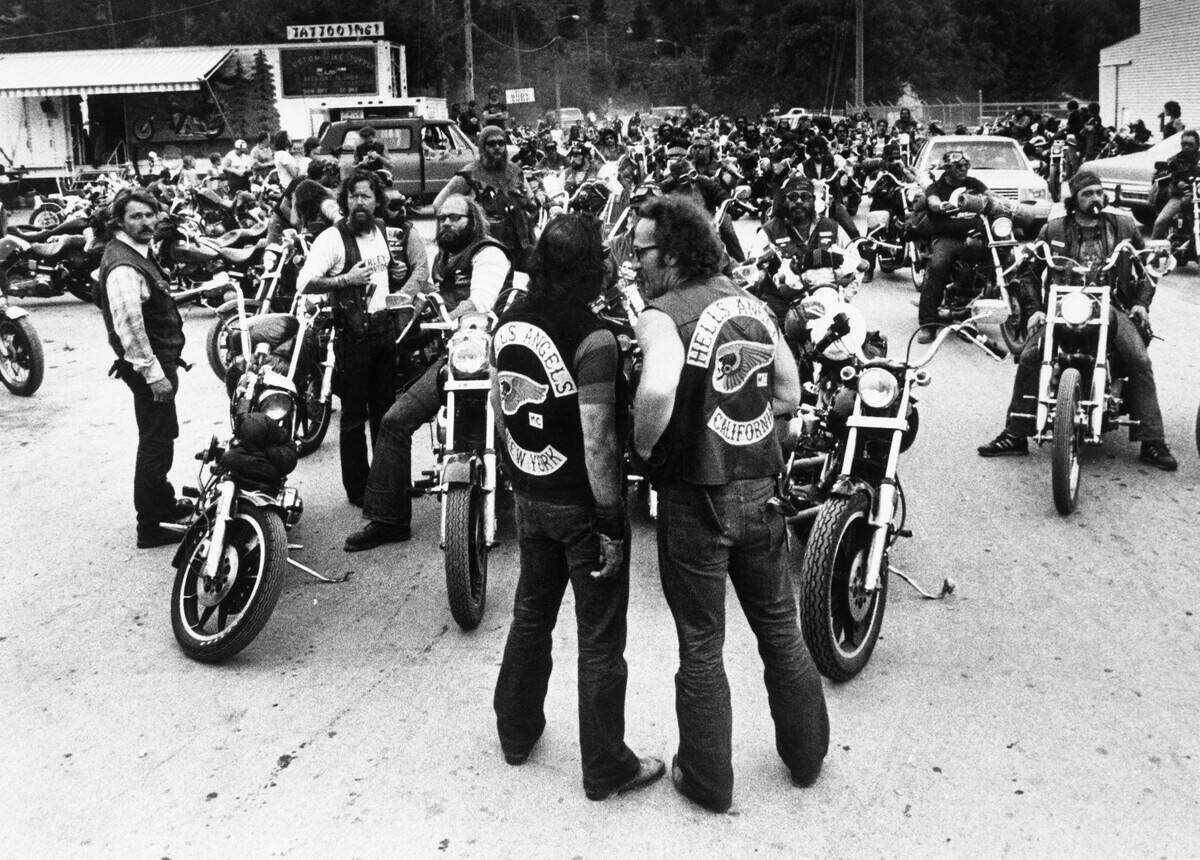 Hell's Angels in Sturgis, South Dakota.