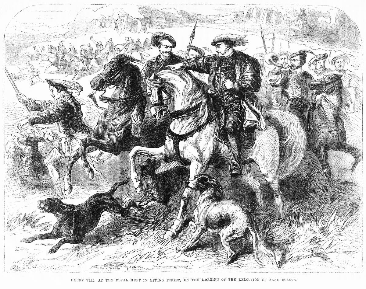 Henry VIII at the Royal Hunt in Epping Forest