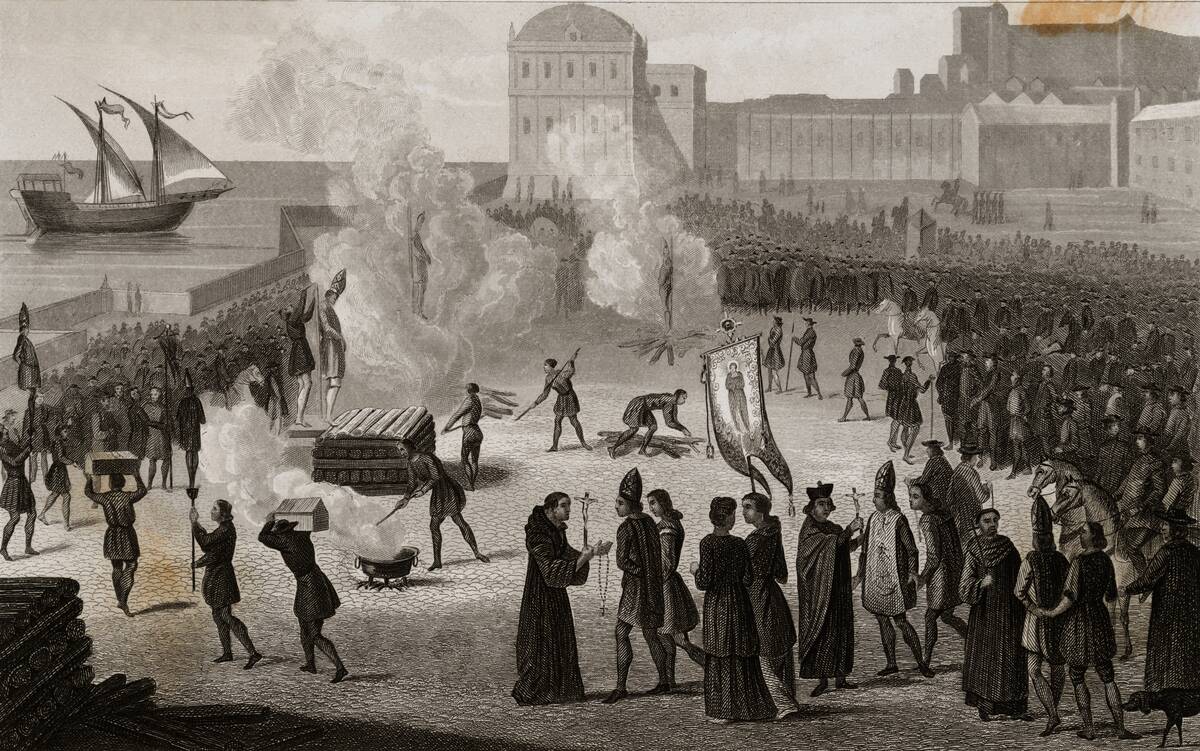 Heretics being Persecuted