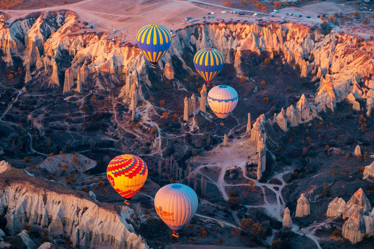 Hot Air Balloon In Cappadocia