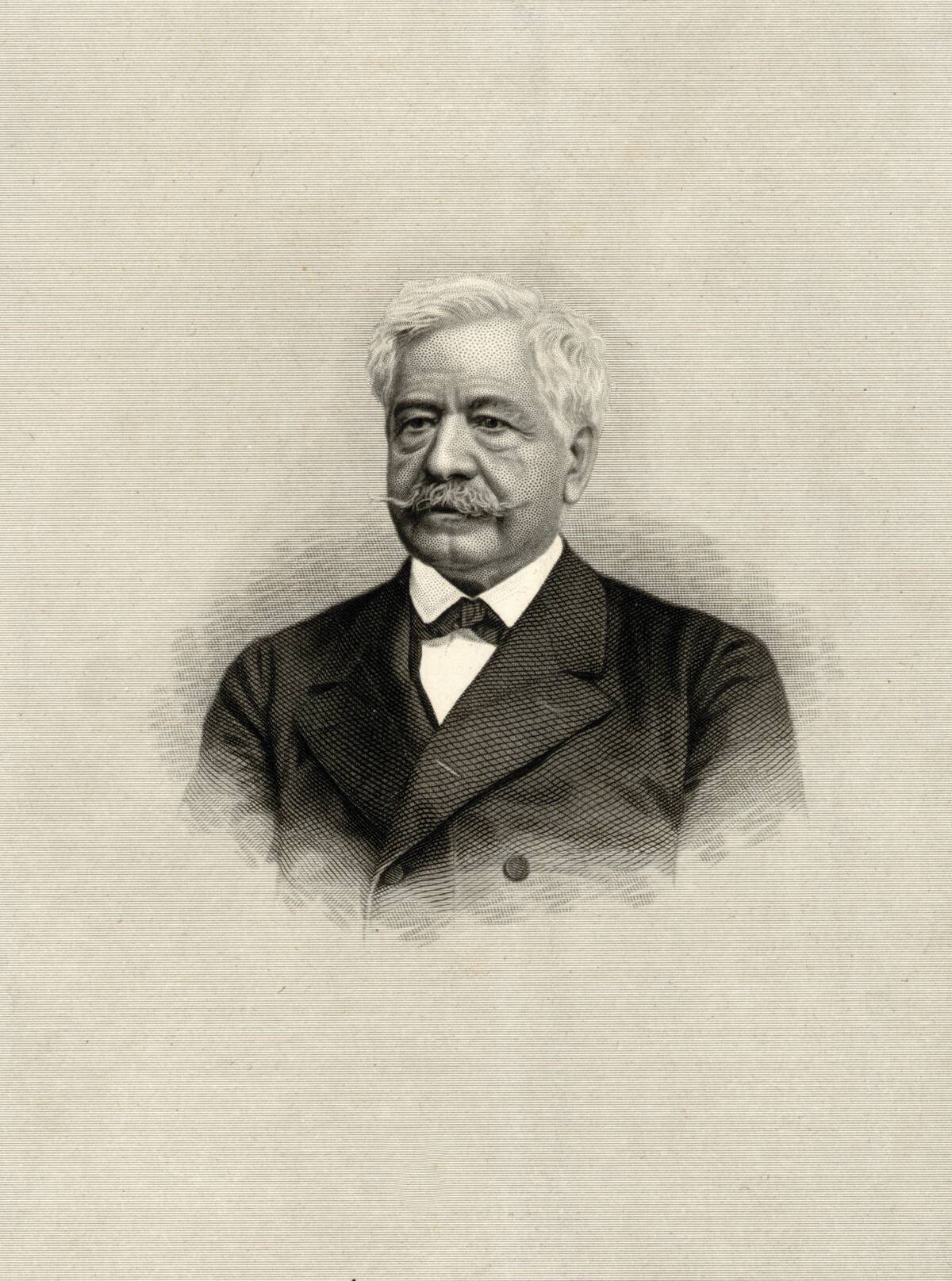 Illustration Of Ferrdinand De Lesseps