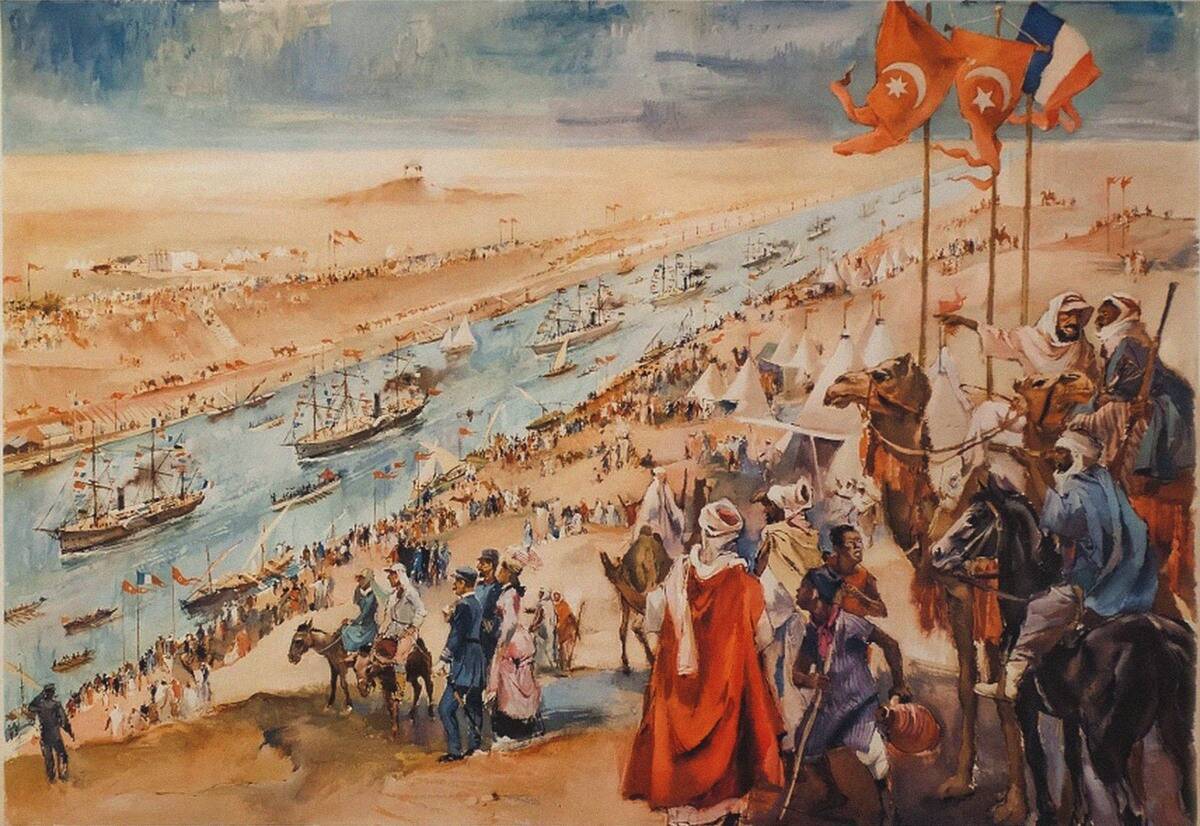 Inauguration Ceremony Of The Suez Canal At Port-Said