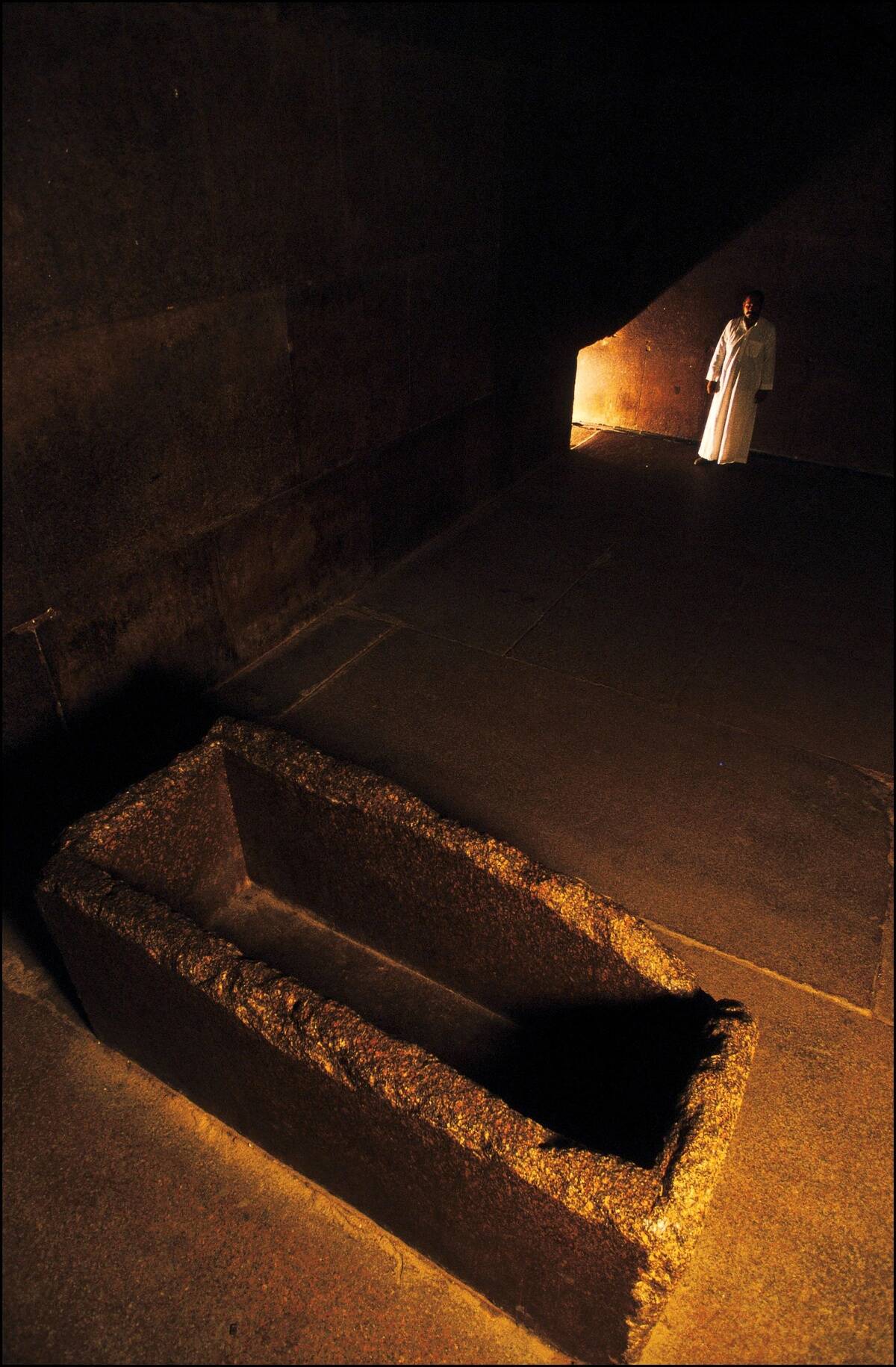 Inside The Pyramid Of Kheops.