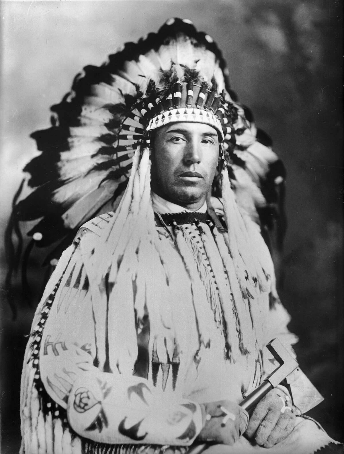 Iroquois Indians of Canada. Chief Sunrise of the
