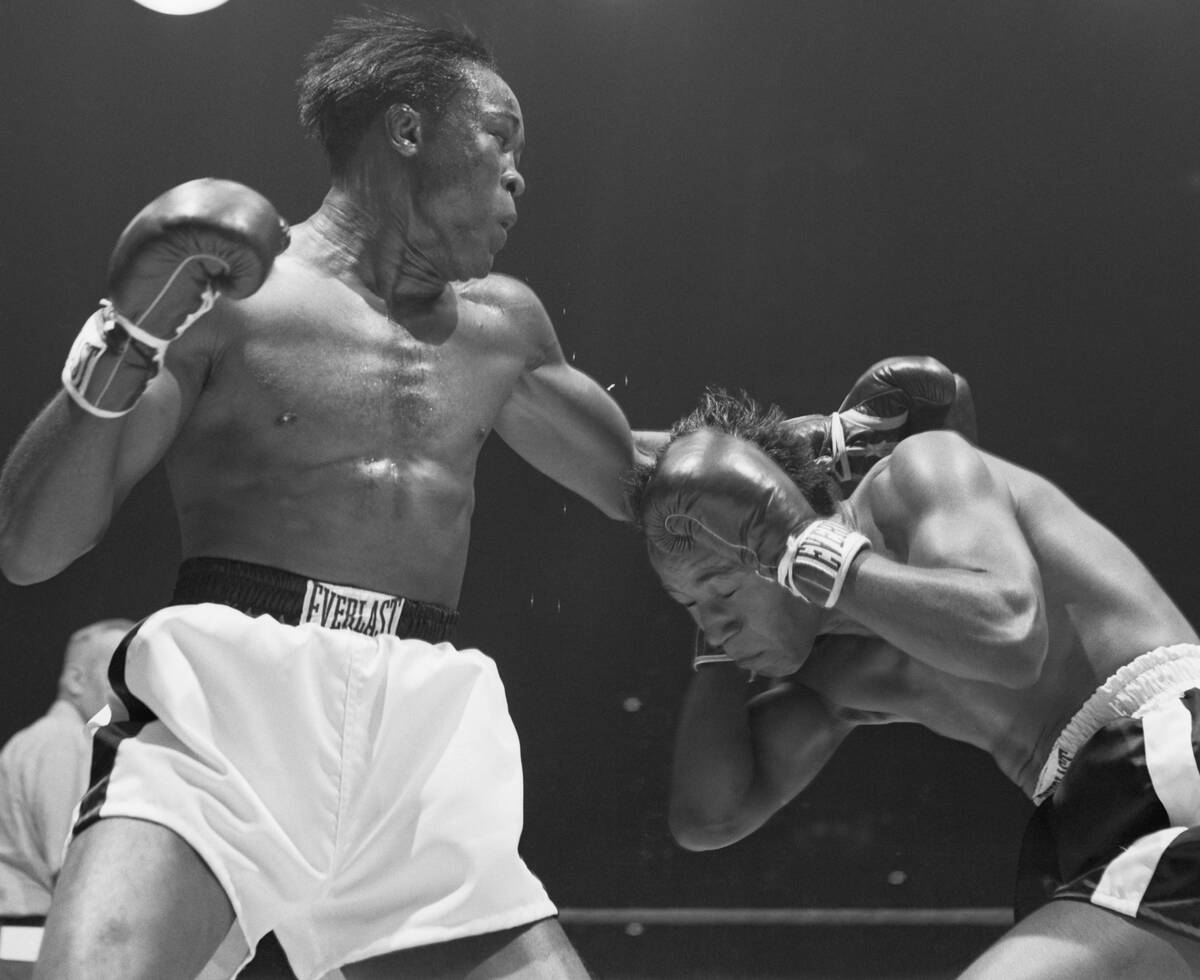 Johnny Bratton Ducking Kid Gavilan Punch