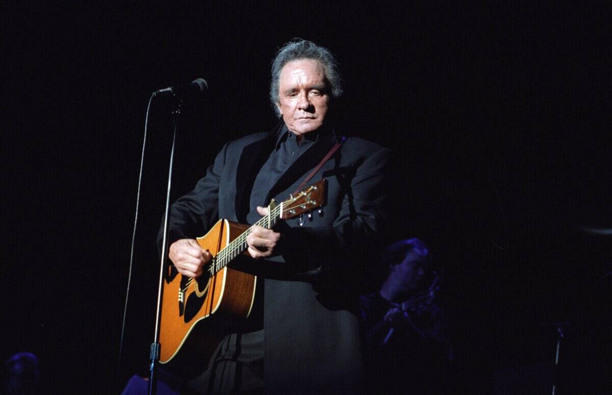 Johnny Cash At The Greek Theatre.
