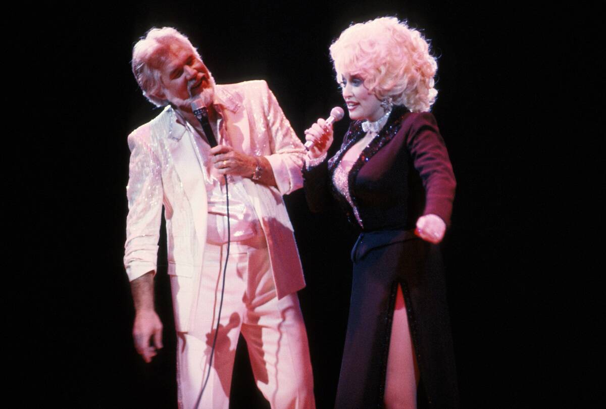 Kenny Rogers and Dolly Parton...