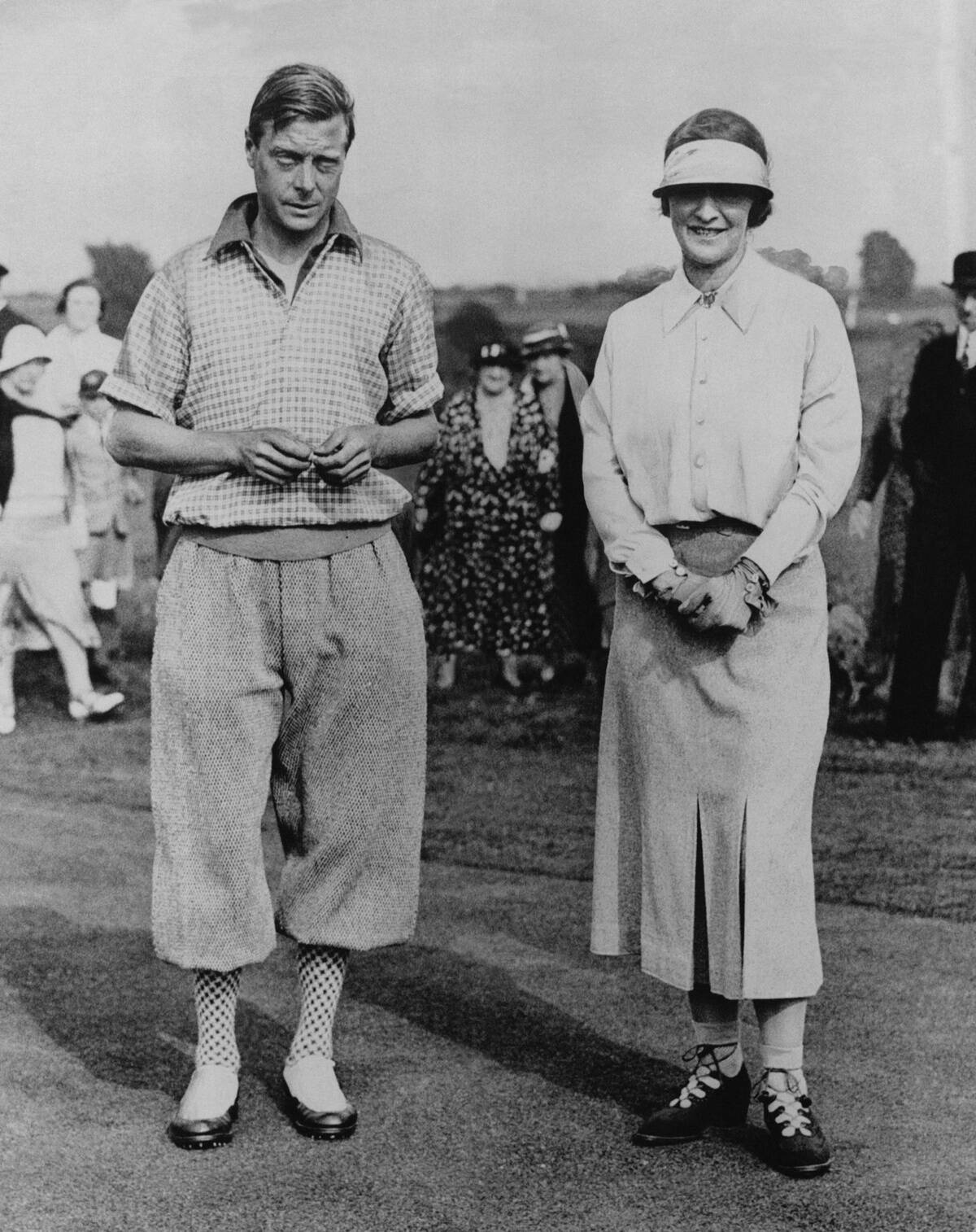 Le Duc De Windsor Edward VIII Au Golf