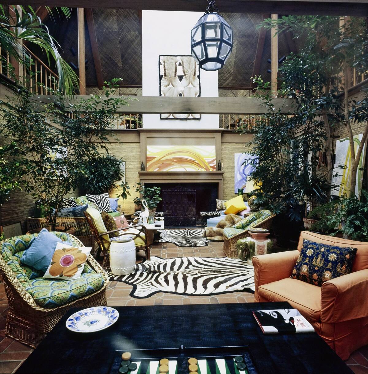 Living Room in the Home of Michael and Susan Santangelo, Vogue