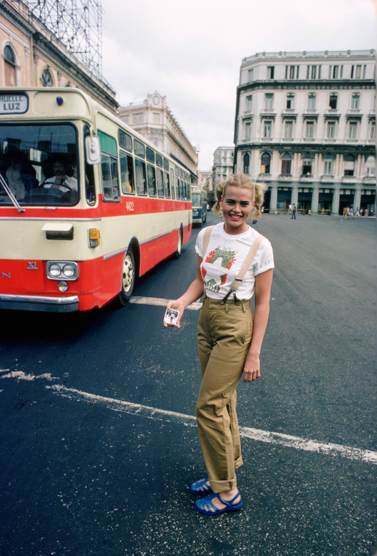 Margaux Hemingway in Havana, Cuba