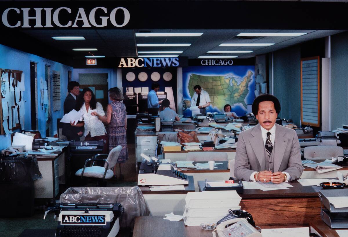 Max Robinson Co-Anchors ABC World News Tonight