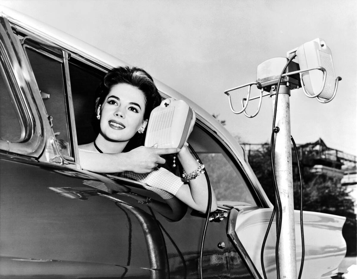 Natalie Wood At A Drive-In