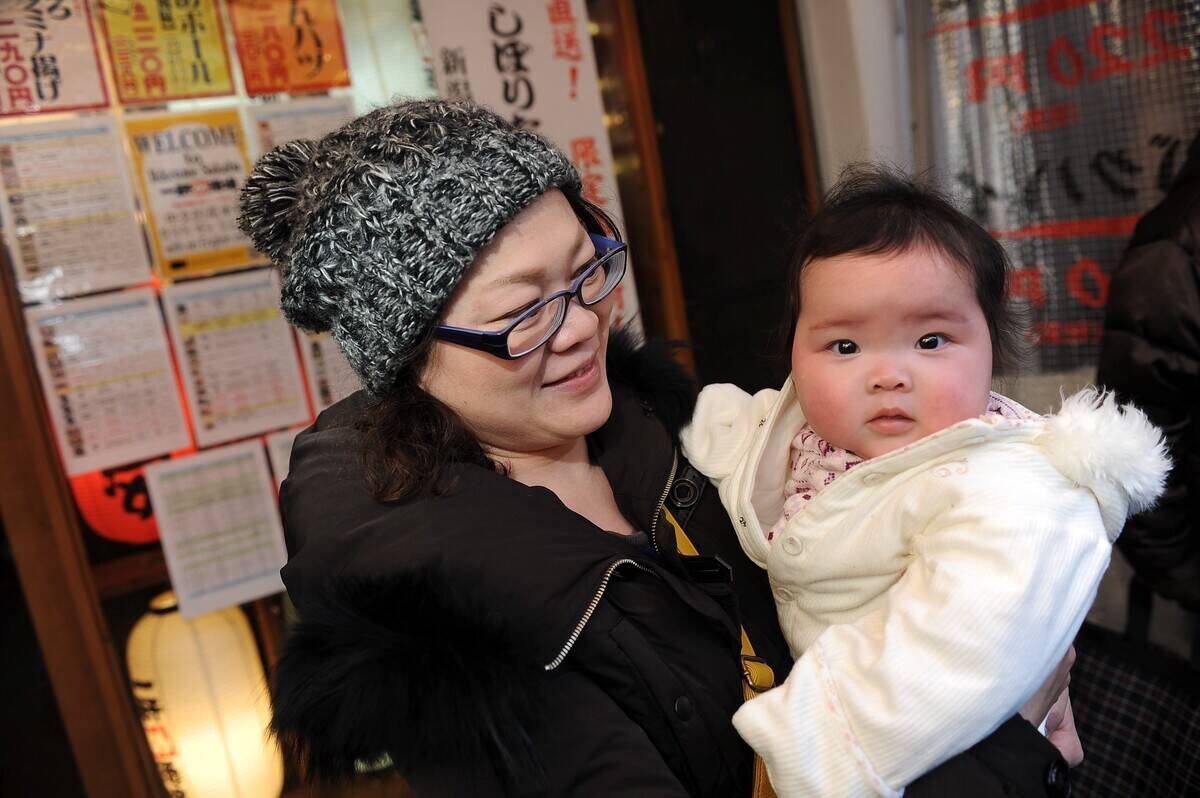 New Year shopping in Tokyo