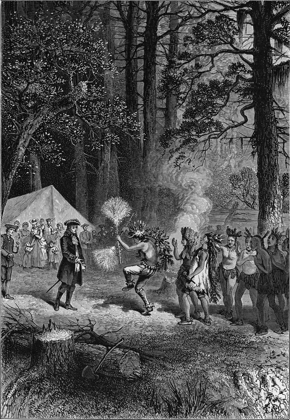 Oglethorpe And The Indians