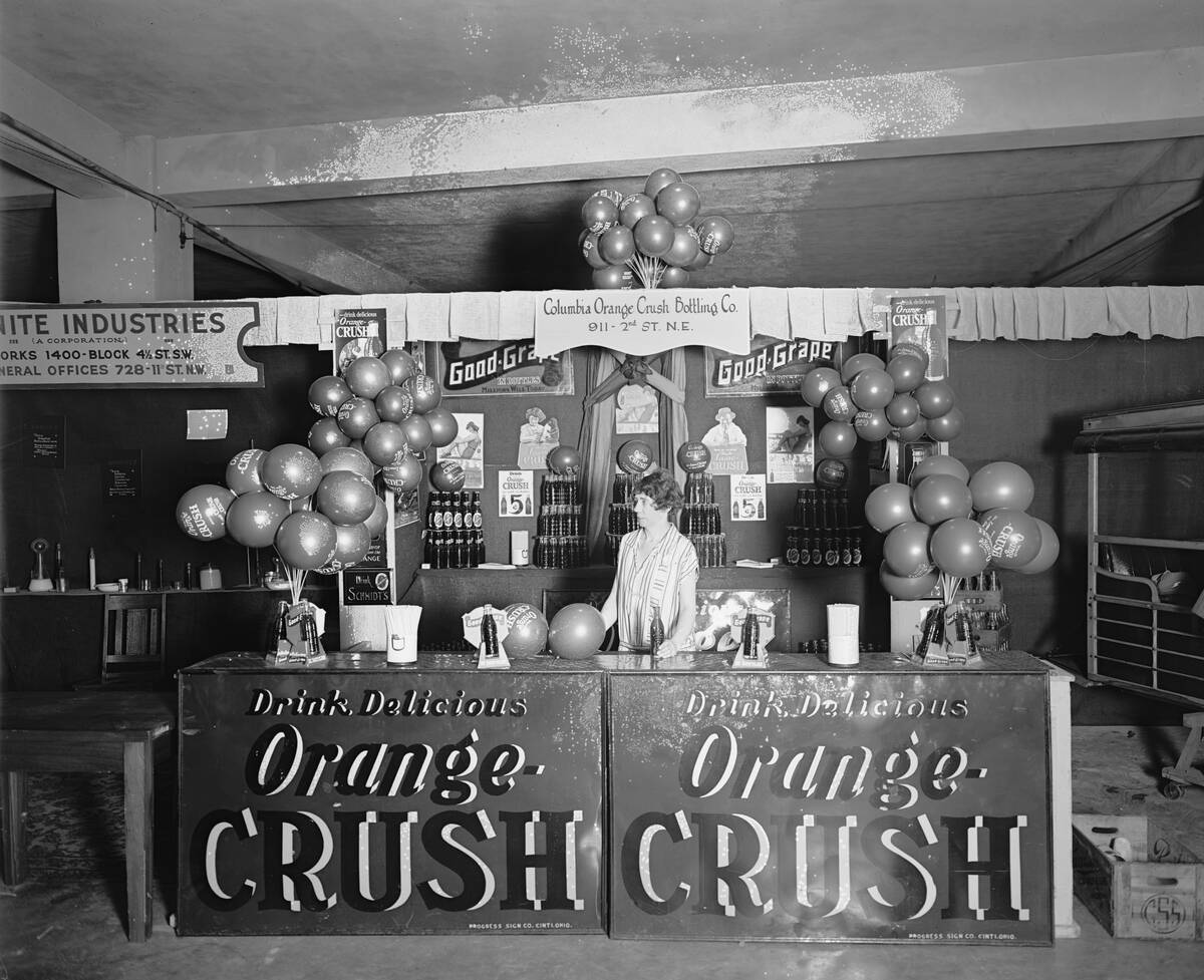 Orange Crush Booth at Industrial Exhibition