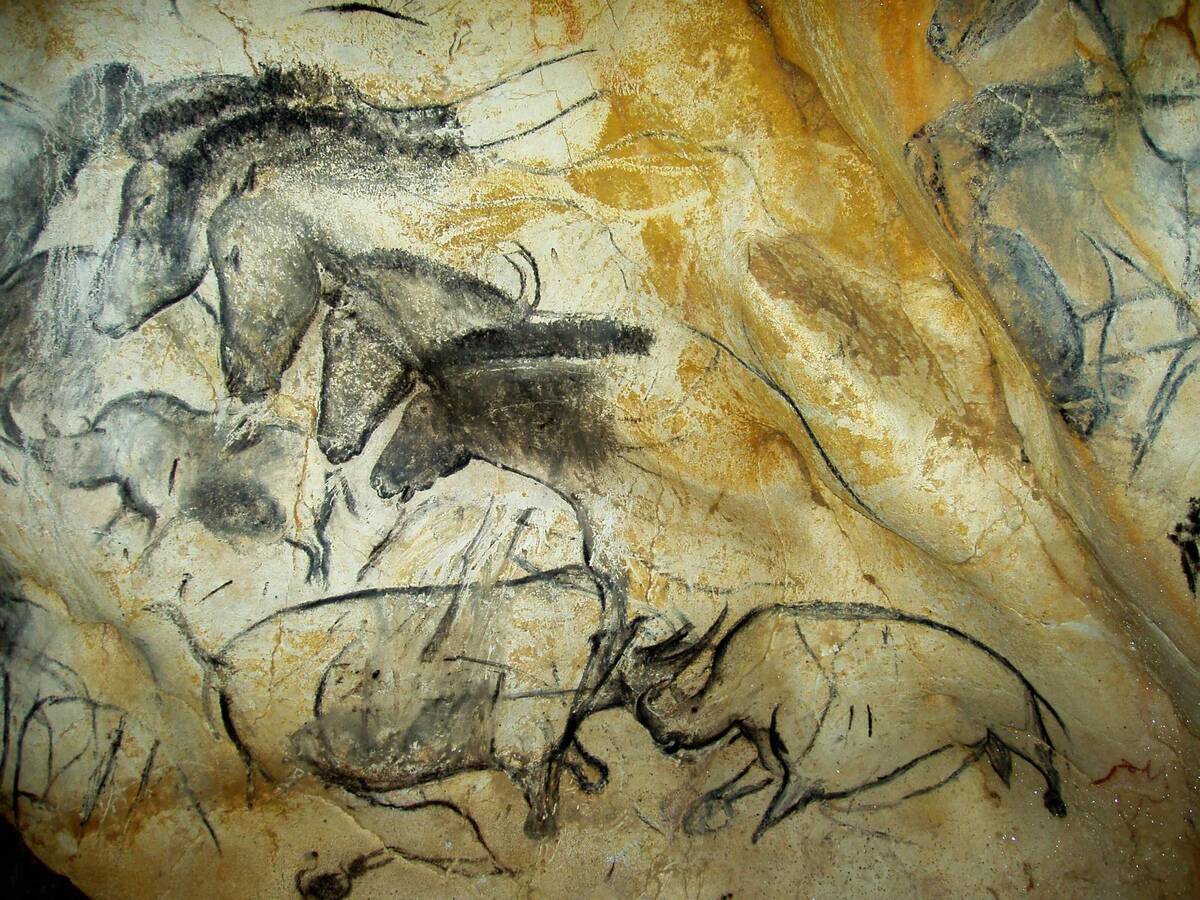 Painting In The Chauvet Cave