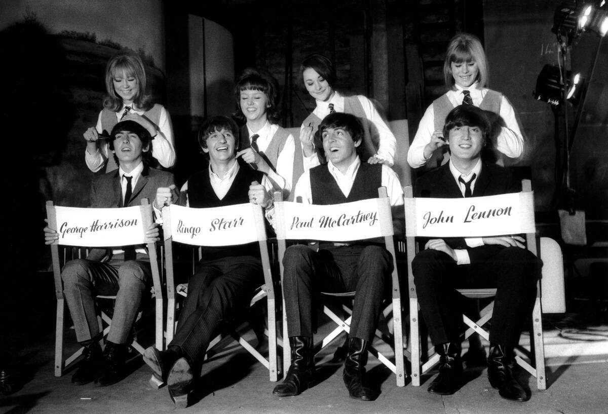 Photo of Patti BOYD and BEATLES