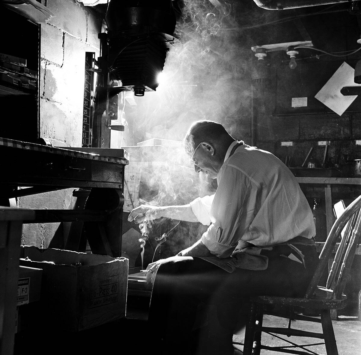 Platnick Family With Camera & Darkroom