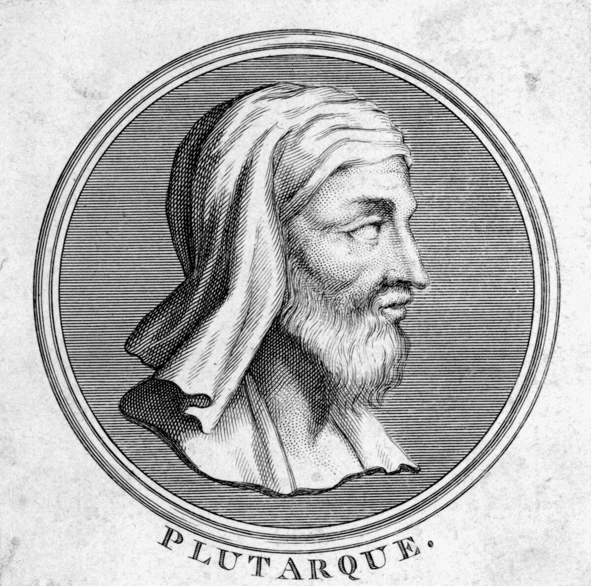 Plutarch Greek Writer Undated Engraving