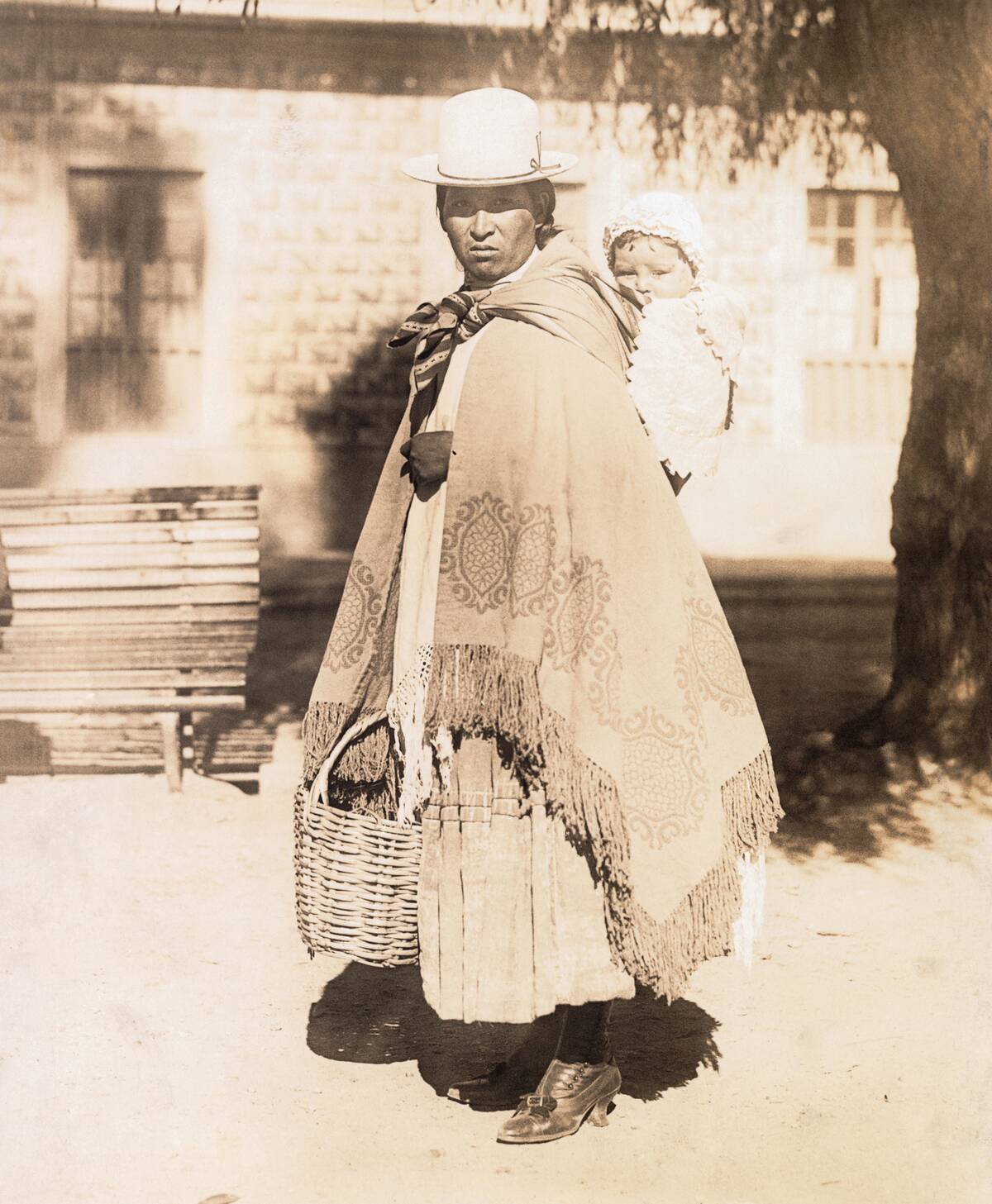 Portrait of Aymera Mother with Child