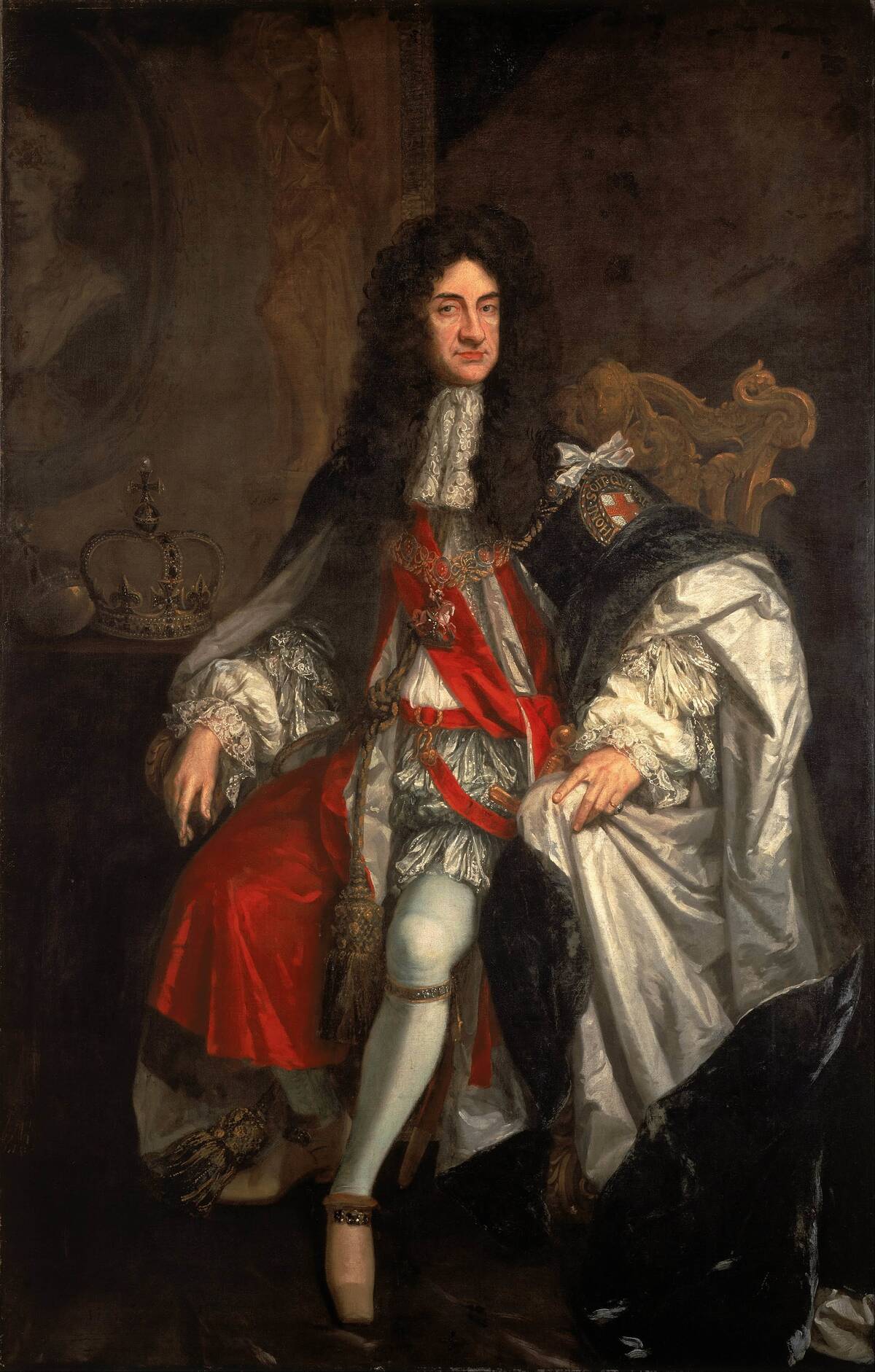 Portrait Of Charles Ii Of England (1630-1685)