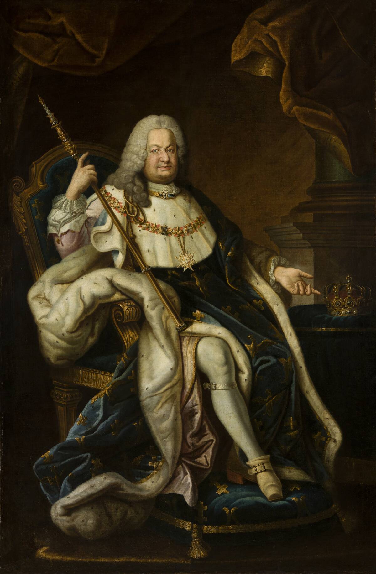 Portrait Stanislaus Leszczynski ( 1677-1766 )