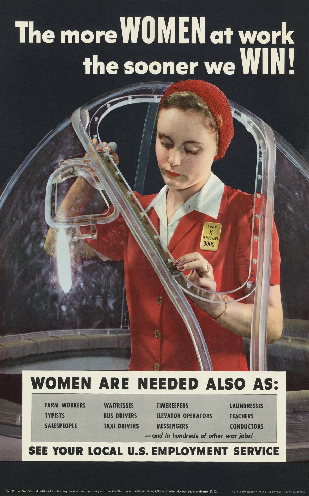 Poster Of Women WWII Workers