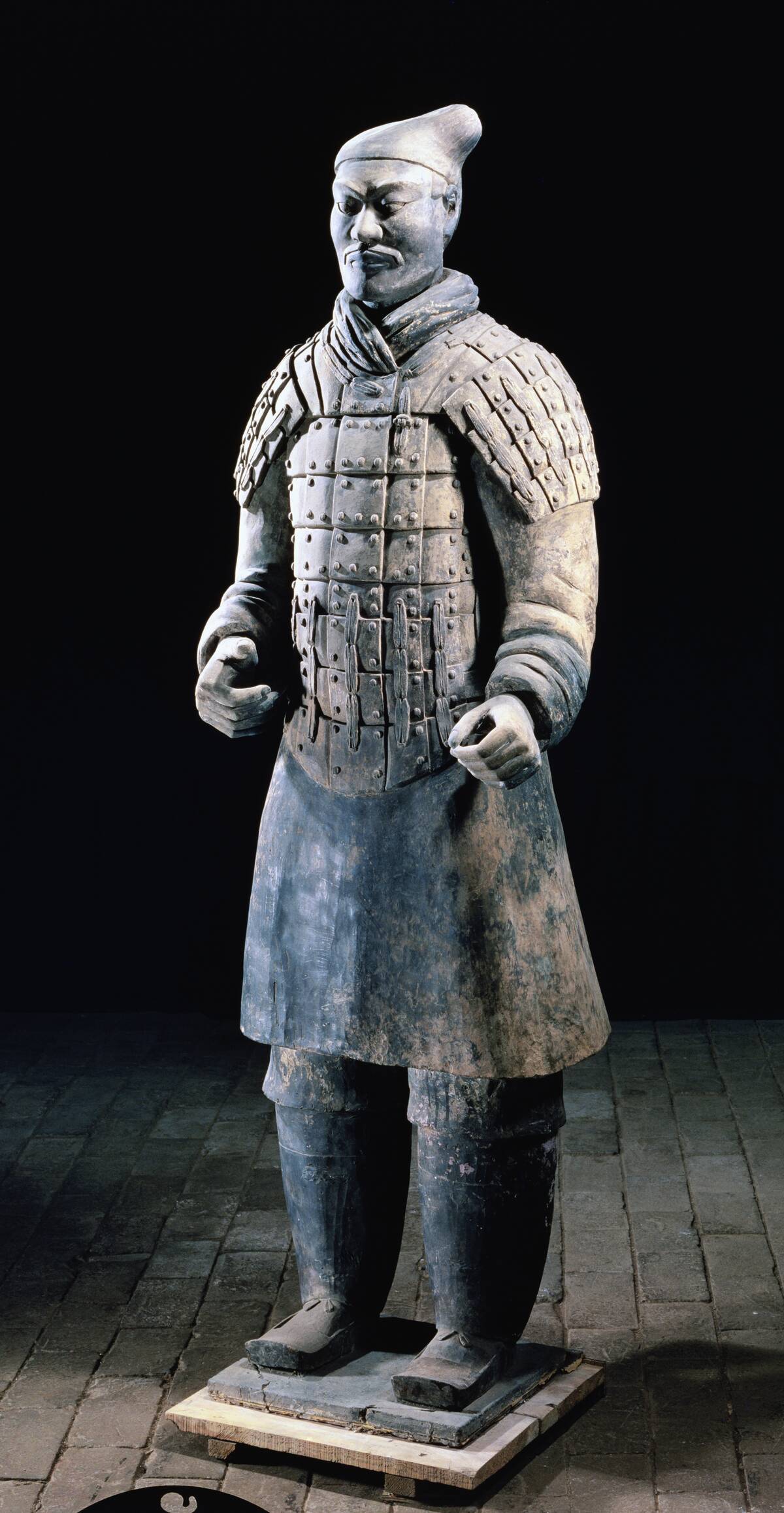 Qin Dynasty Terracotta Armored Soldier From Qin Shihuang Di's Tomb