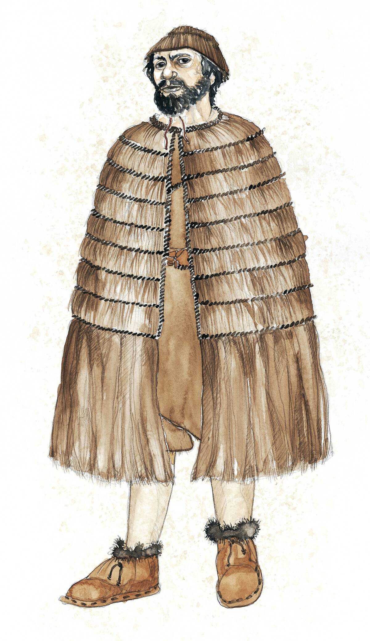 Reconstruction of clothing of Similaun Man...