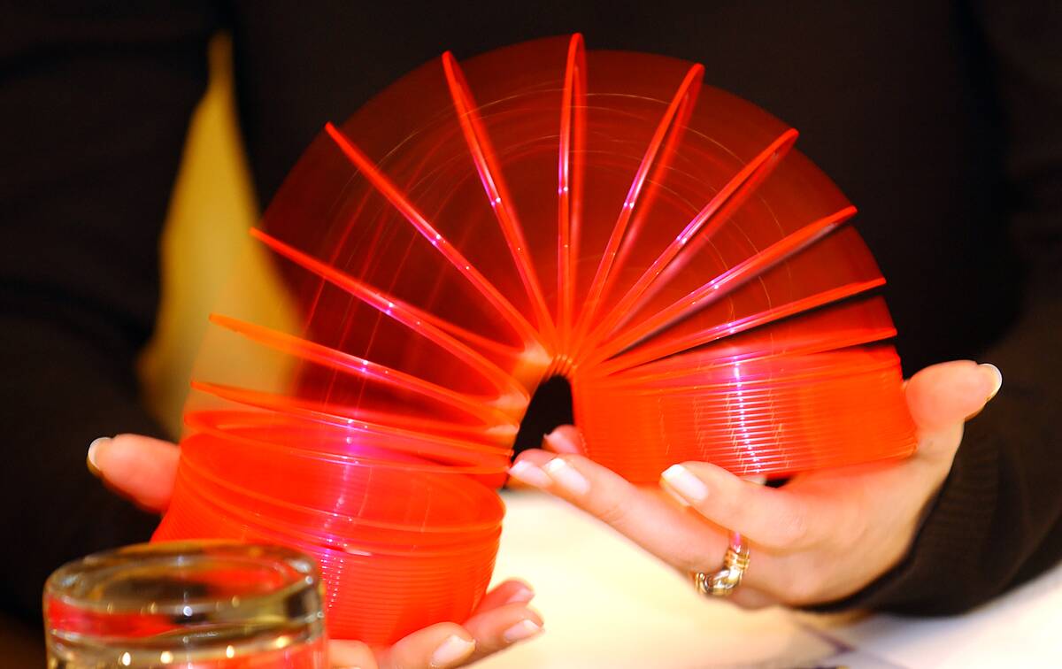 Red Slinky Toy