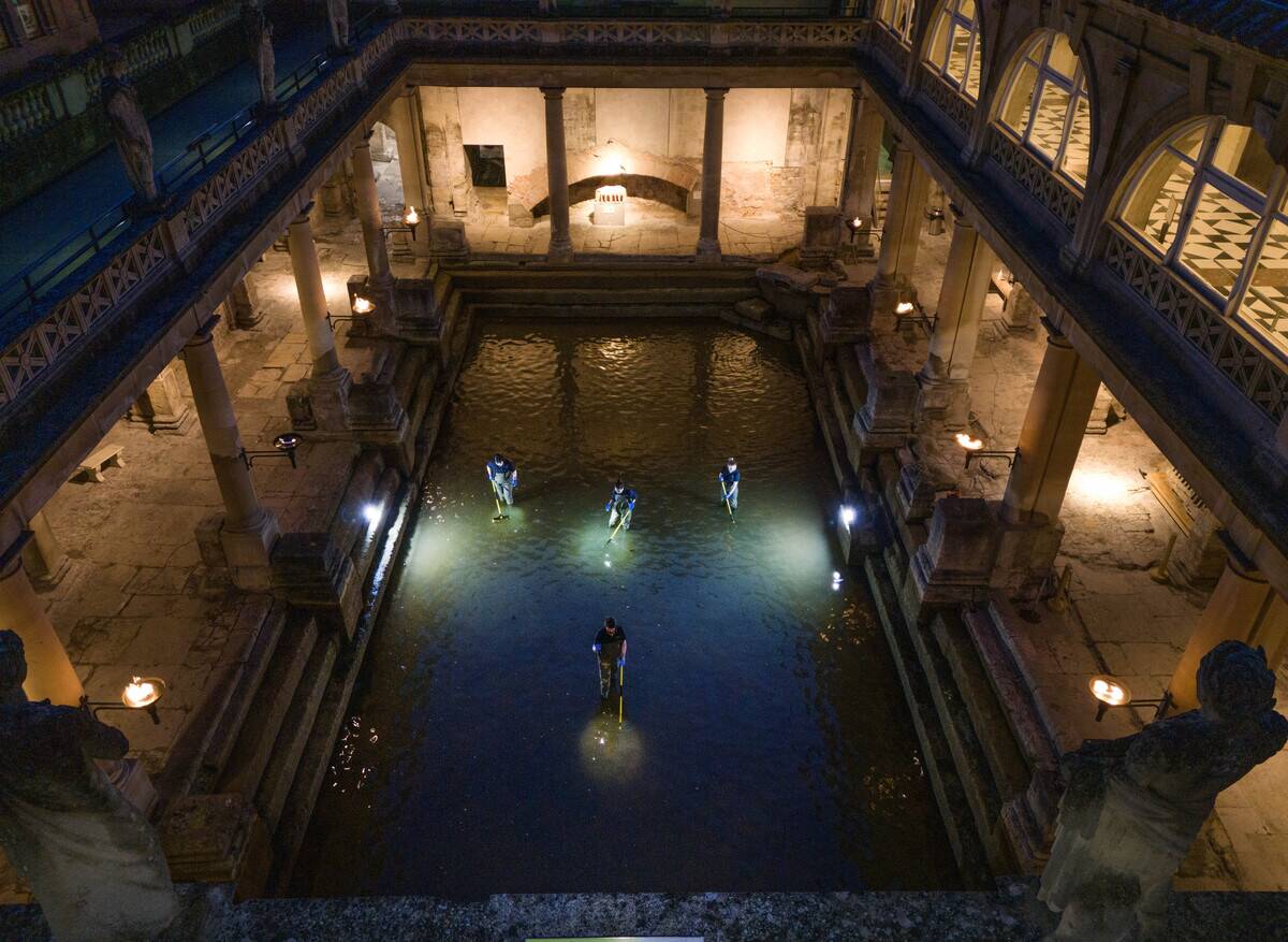 Roman Baths Spring Clean
